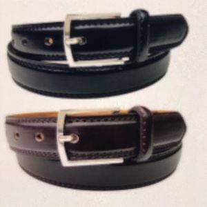 Mens Barbados Leather Mens Belts  BLACK & BROWN various size NEW Genuine leather